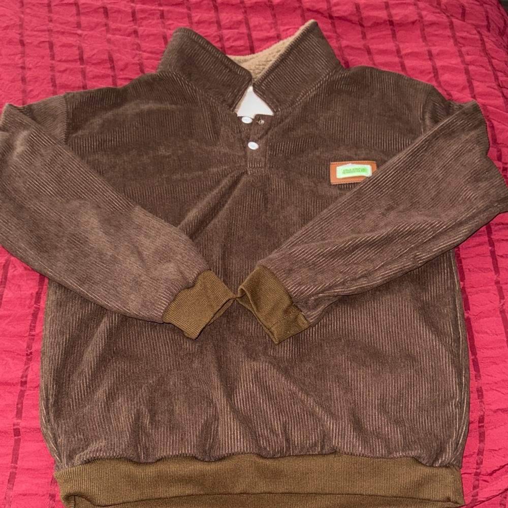 Brown Corduroy women's Sweater